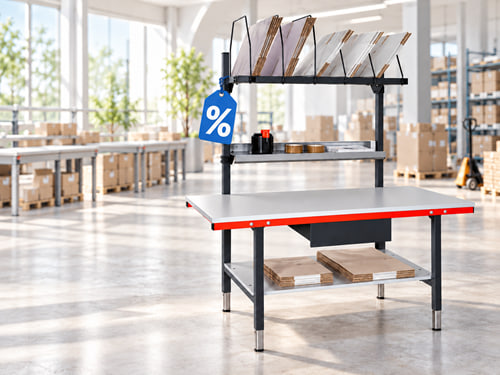 Bedrunka+Hirth Packtische in Aktion bei Max Urech AG