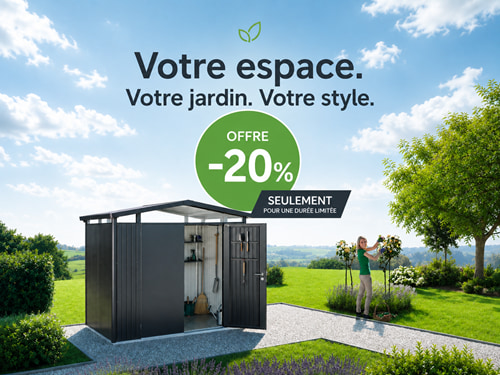 Abris de jardin Biohort en promotion, jusqu\'à 20 % de réduction chez Max Urech AG