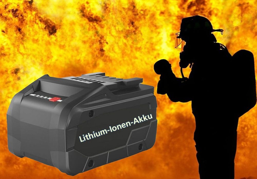 Sicherheit beim Laden und Lagern von  Lithium-Ionen-Akkus