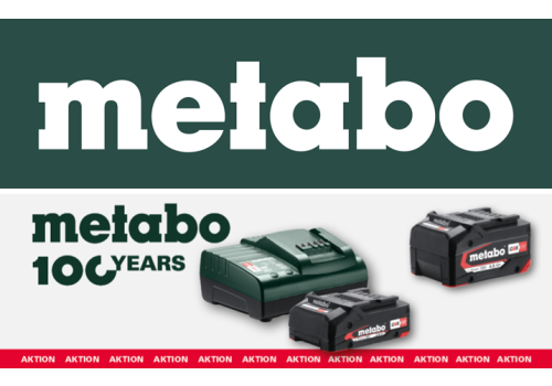 Metabo Akku-Aktion 100 Jahre