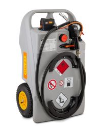 Dieseltrolley 100 Liter mit CAS-Akkusystem, mobile Diesel-Tankanlage, Komplettset inkl. Pumpe