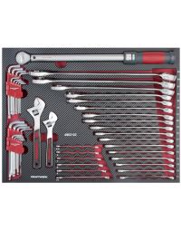 KRAFTWERK PRO LINE EVA Insert pour clés à molette, 45 pièces