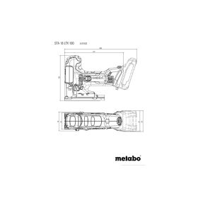 Metabo Scie sauteuse à batterie STA 18 LTX 100, 18 V en deux versions