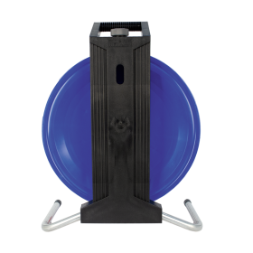 Steffen Kunststoff-Kabelrolle PROFESSIONAL, 2xCEE16/5 + 3xT25 Bauflex, 5G2.5 mm², 16 A, Thermoschutz, IP44, blau, 40 m