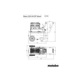 Metabo Compresseur Basic 220-24 Of Silent