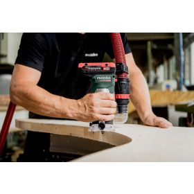 Metabo Akku-Kantenfräse FMV 18 LTX BL 8, 18 V ohne Akkupack, ohne Ladegerät, ohne Werkzeugkoffer