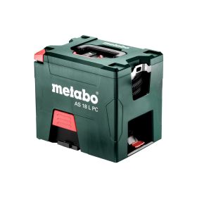 Metabo Aspirateur à batterie AS 18 L PC, 18 V avec ou sans planche à roulettes
