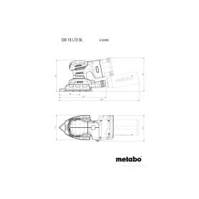 Metabo Akku-Multischleifer SM 18 LTX BL, 18 V in zwei Ausführungen