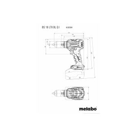 Metabo Akku-Bohrschrauber BS 18 LTX BL Q I, 18 V mit 2x LiHD Akkus (18 V / 5.5 Ah), Ladegerät ASC 145 und metaBOX 145 L
