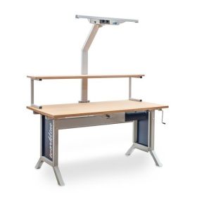 Bedrunka+Hirth workline Table de base avec tiroir et tablette, en 2 versions