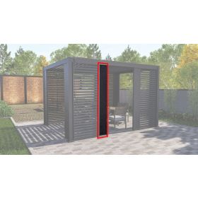Deko-Wandelement, für Alu-Pergola, weiss