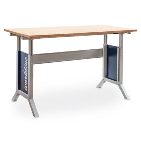 Bedrunka+Hirth workline Grundgestell mit Arbeitsplatte und Kurbelverstellung, 1500 x 750 mm