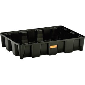 PE-Auffangwanne ohne Gitterrost, Auffangvolmen 60 l, 800 x 600 x 165 mm