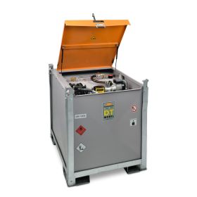DT-Mobil PRO Stahl PREMIUM PLUS, Inhalt 980 l Diesel, mit Elektropumpe 12 V, 1360 x 1150 x 1300 mm