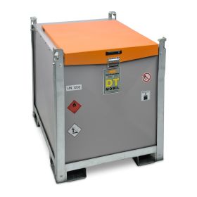 DT-Mobil PRO Stahl PREMIUM Plus SIM, Inhalt 980 l Diesel, mit Elektropumpe 12 V, 1360 x 1150 x 1300 mm