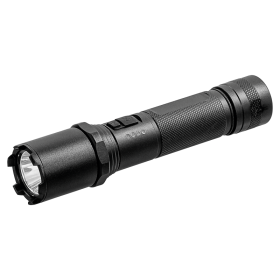 Steffen LED Akku-Taschenlampe Flashlight mit USB Charger, dimmbar, IPX4, schwarz