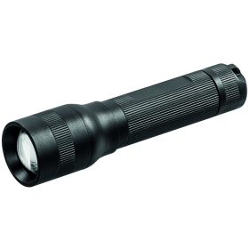 Steffen LED Taschenlampe Flashlight mit Batterie, 2-stufig dimmbar, IPX4, schwarz