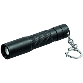 Steffen LED Lampe de poche Key 70 avec 1 pile LR03 (AAA), dimmable en 2 étapes, 70 lm, IPX4, portée d'éclairage 35 m, noir