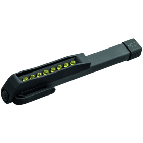 Steffen LED Taschenlampe Pen 80, 80 lm, IPX4, Leuchtweite 10 m, schwarz