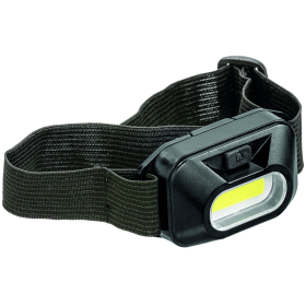 Steffen LED Stirnlampe 20, 20 lm, IPX4, 2-stufig dimmbar, Leuchtweite 25 m, schwarz