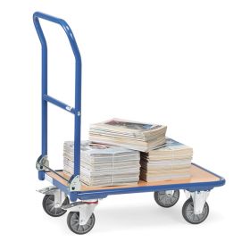 Klappwagen / Magazinwagen mit klappbaren Schiebebügel, 900 x 600 mm