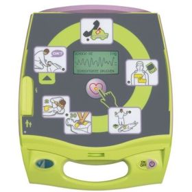 Défibrillateur AED Plus 5100-3000, affichage ECG, mode d'emploi en italien