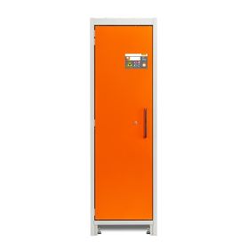 Armoire de sécurité PROline 6/20 Type 90, charnière de porte à gauche avec étagères à bacs, 600 x 600 x 1950 mm