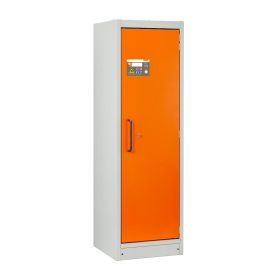 Armoire de sécurité PROline 6/20 Type 90, charnière de porte à droite avec étagères à bacs, 600 x 600 x 1950 mm