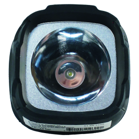 Steffen LED lampe de poche plastique, fonctionnement sur piles, 20 lm, IPX2, noir/rouge