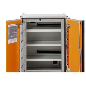 Cemo Armoire de chargement et de stockage de batteries 8/20 Basic LockEX 2.0, avec pieds, en deux versions