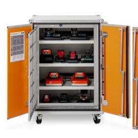 Cemo Armoire de chargement et de stockage de batteries 8/10 Premium LockEX 2.0, différents versions
