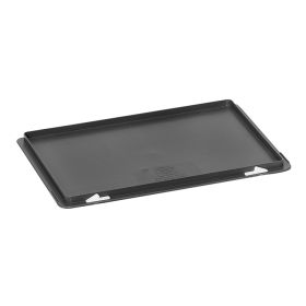 Fetra Scharnier-Deckel für Kunststoffkästen, LxB 400 x 300 mm