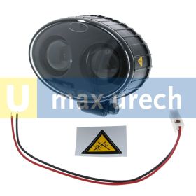 LED-Rückfahrkamera, oval, Spannung 12-110 V, Leistung 6 W