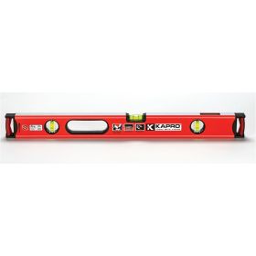 Kapro Wasserwaage Apollo mit Magnet, Aluminium Horizontal + Vertikal Anzeige, 600 mm