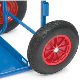 Fetra Aufpreis Pannensichere PU-Bereifung auf 400 x 100 mm Standard-Beräderung, 2 Stück