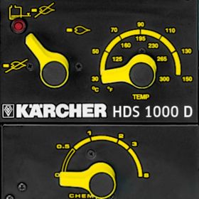 Kärcher Nettoyeur haute pression HDS 1000 De, diesel, avec 15 m de flexible haute pression