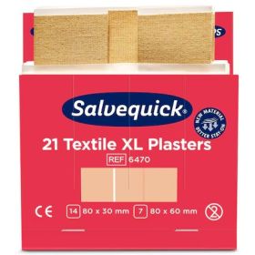 Textilpflaster extragross, Cederroth 6470, Refill, Packung à 6 x 21 Stück