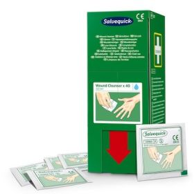 Wundreiniger Salvequick, Cederroth 3227, Refill, Packung à 40 Stück