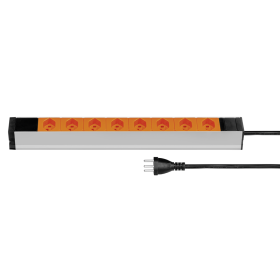 Steffen Multiprise ALU MODULAR PDU, 8 x T23, 16 A, IP20, câble de 3 m, différentes couleurs