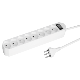 Steffen Multiprise COMPACT, prises de courant T13, avec interrupteur, 10 A, IP20, câble de 1.5 m, différentes versions