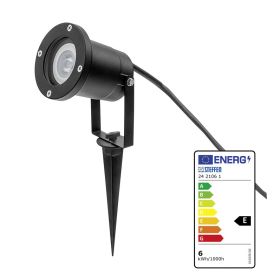 Steffen GardenLine Spot mit LED-Lampe 6W, 480lm, 2700K, H05RN-F, T12