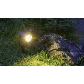 Steffen GardenLine Spot mit LED-Lampe 6W, 480lm, 2700K, H05RN-F, T12