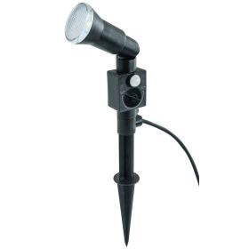 Steffen GardenLine Spot mit LED-Lampe 6W, 400lm, 4000K, mit PIR 90°, 3 m Kabel