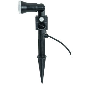 Steffen GardenLine Spot mit LED-Lampe 6W, 400lm, 4000K, mit PIR 90°, 3 m Kabel