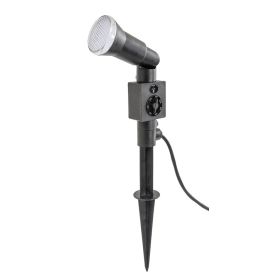 Steffen GardenLine Spot mit LED-Lampe 6W, 400lm, 4000K, mit Timer und Dämmerungssensor, 3 m Kabel
