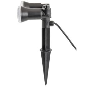 Steffen GardenLine Spot mit 2 x LED-Lampe 5W (10W), 800lm, 4000K, H05RN-F, 3 m Kabel