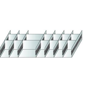 Schulte Schlitzwannen-Sets zur Schubladenunterteilung, verzinkt, in diversen Ausführungen