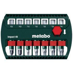 Metabo Coffret d'embouts Impact 49 (PZ / TX), 7 pièces