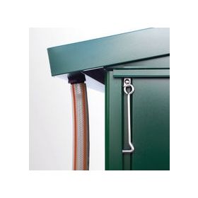 biohort Gerätehaus Europa, dunkelgrau-metallic, Gr. 2: 1720 x 1560 x 1960 mm