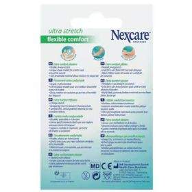 Pansements adhésifs Nexcare Comfort 360°, assortis, paquet de 30 pièces